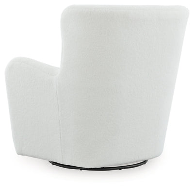 Rowenburg Swivel Glider Accent Chair
