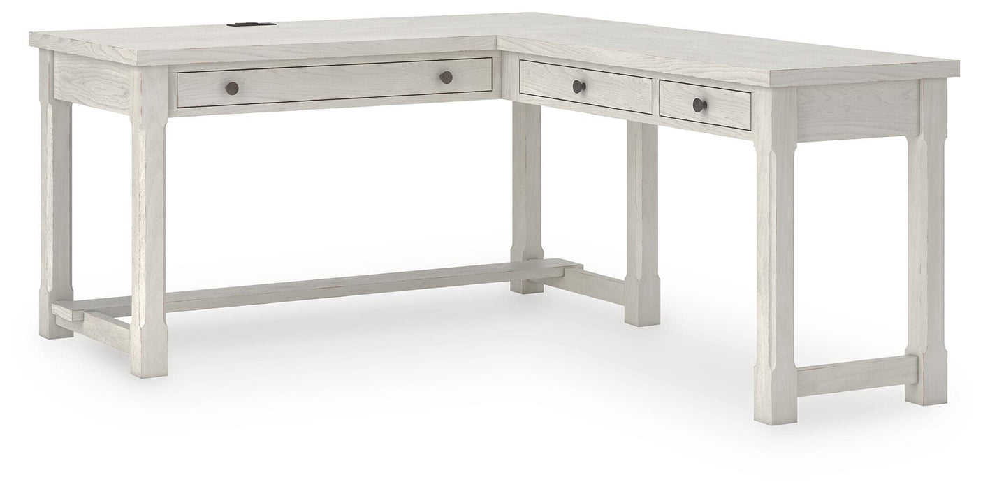 Robbinsdale L-Shaped Home Office Desk